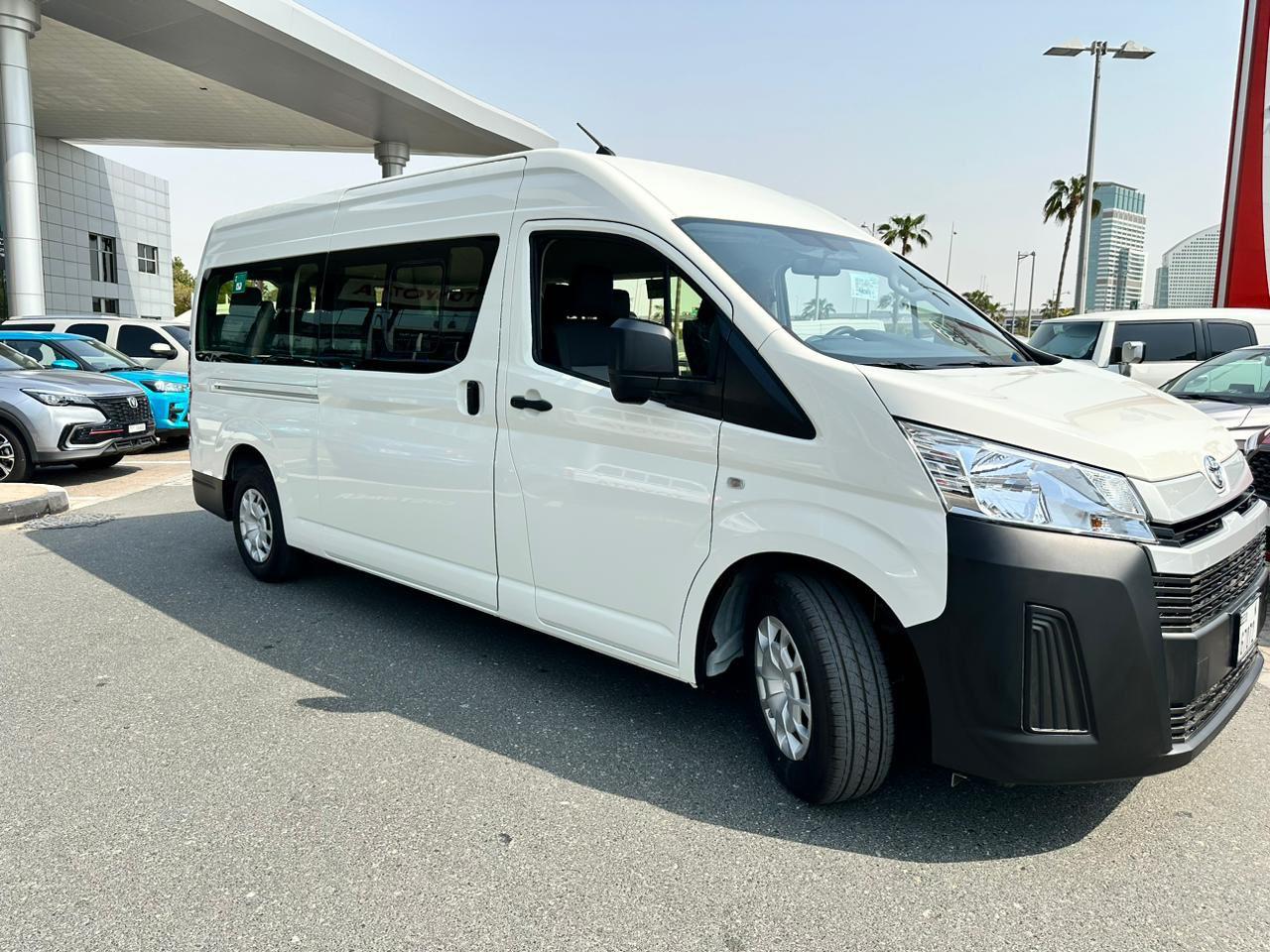 toyota hiace vehicle with front right side view